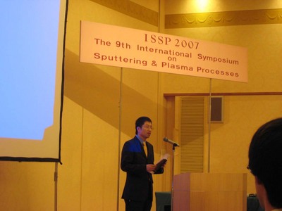 Dr. Hideyuki Takahashi, chair, ISSP2007 committee