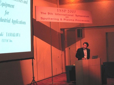 Dr. Yamakawa at plenary session